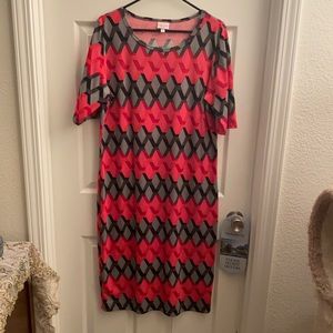 Lularoe Julia dress 2X 3D pattern